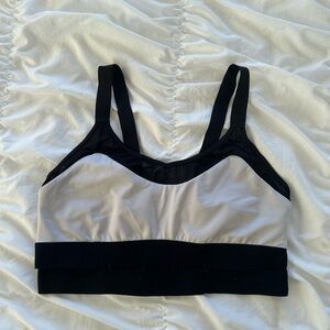 Forever 21 Black and Gray Sports Bra